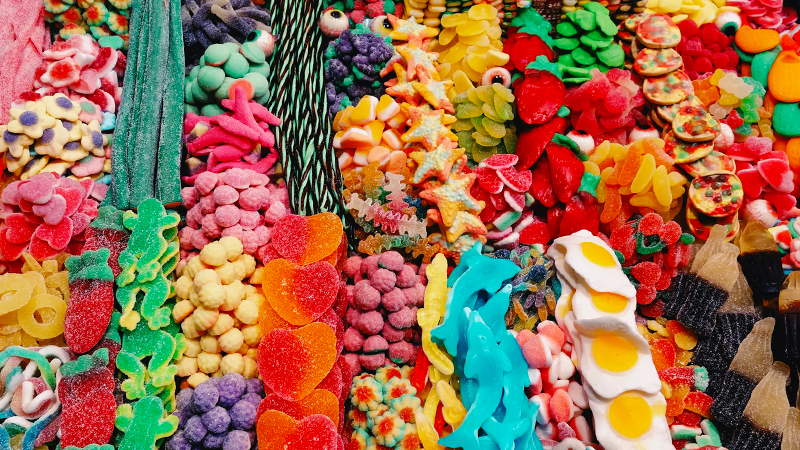sweets and sugar