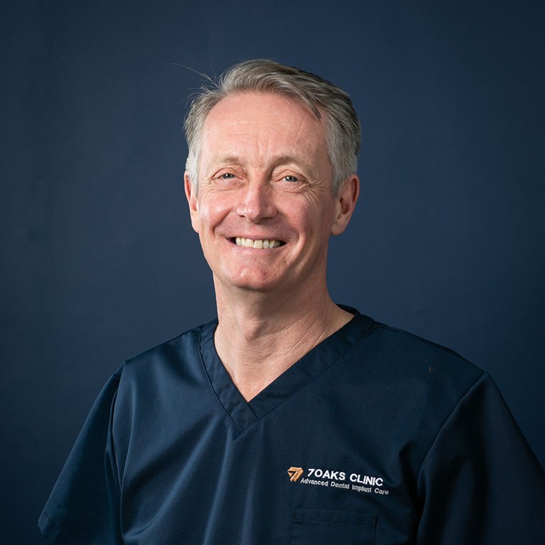 Portrait of Dr Gary Moynes, Clinic Director